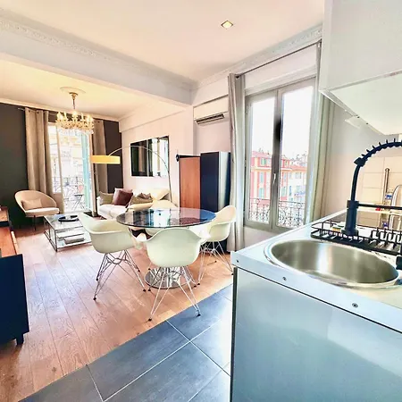公寓 Riviera - Le Petit Balcon De L'opera - Old Town Promenade Des 尼斯